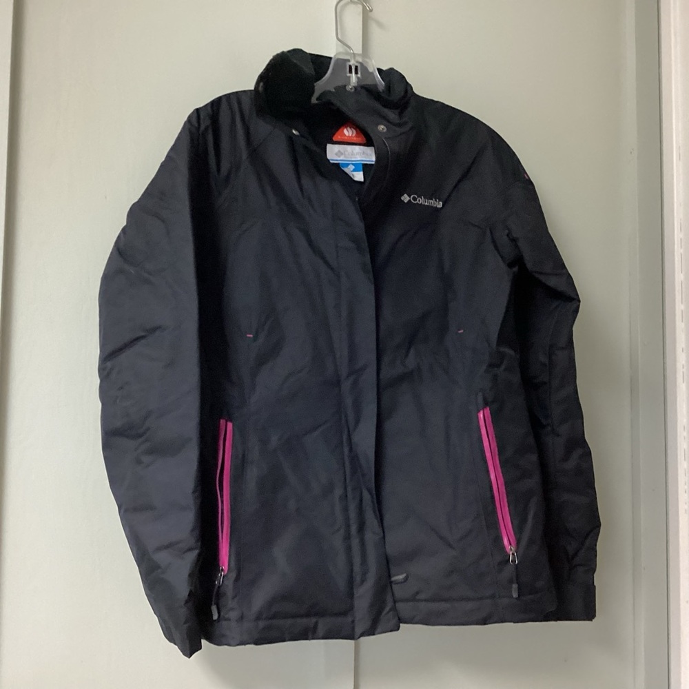 Columbia Sportswear  Omni tech Jacket Womens Size Small Zip Long Sleeve Black